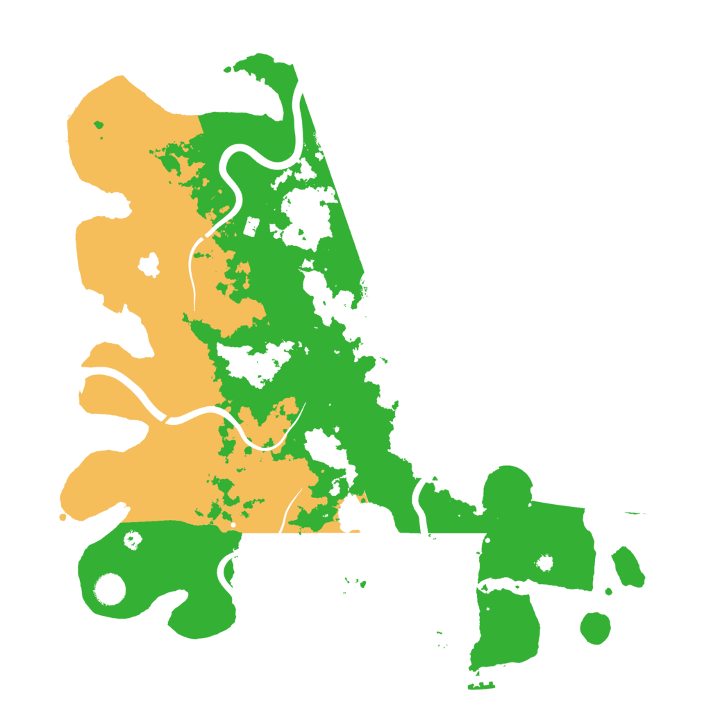 Biome Rust Map: Procedural Map, Size: 4000, Seed: 20250801