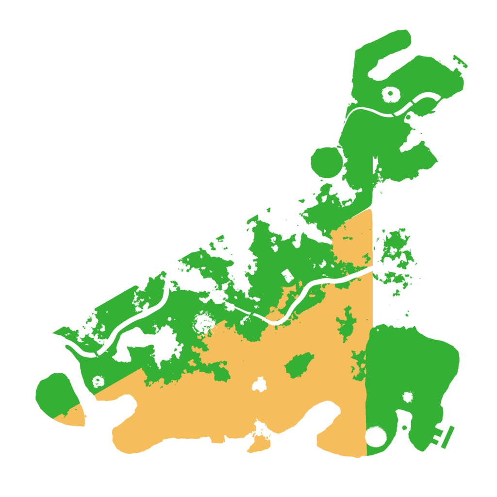 Biome Rust Map: Procedural Map, Size: 4250, Seed: 726288642