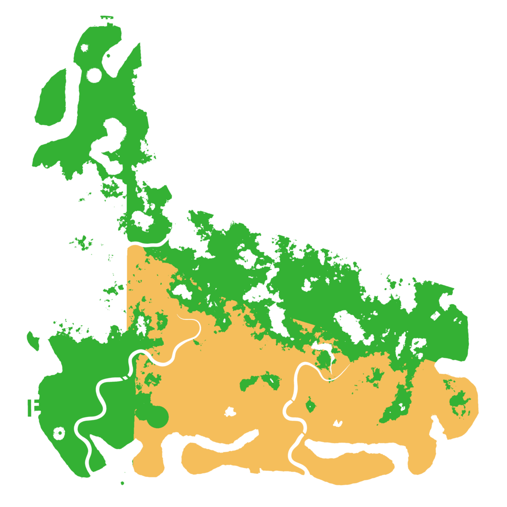 Biome Rust Map: Procedural Map, Size: 6000, Seed: 1908141