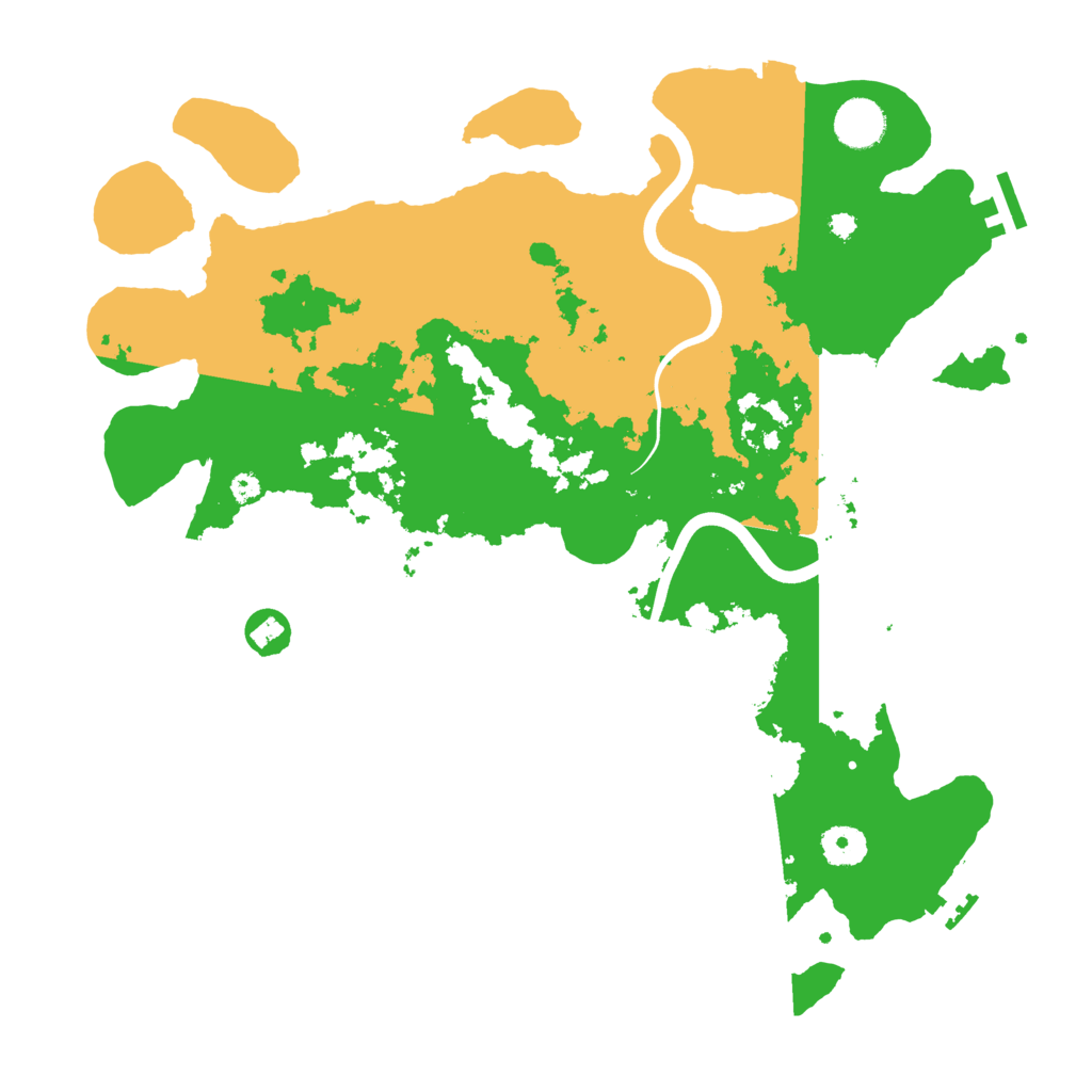 Biome Rust Map: Procedural Map, Size: 3800, Seed: 85753891