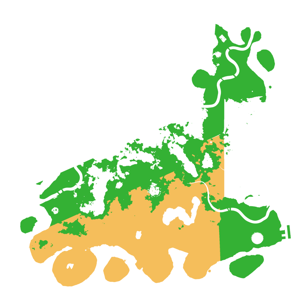 Biome Rust Map: Procedural Map, Size: 4500, Seed: 282094569