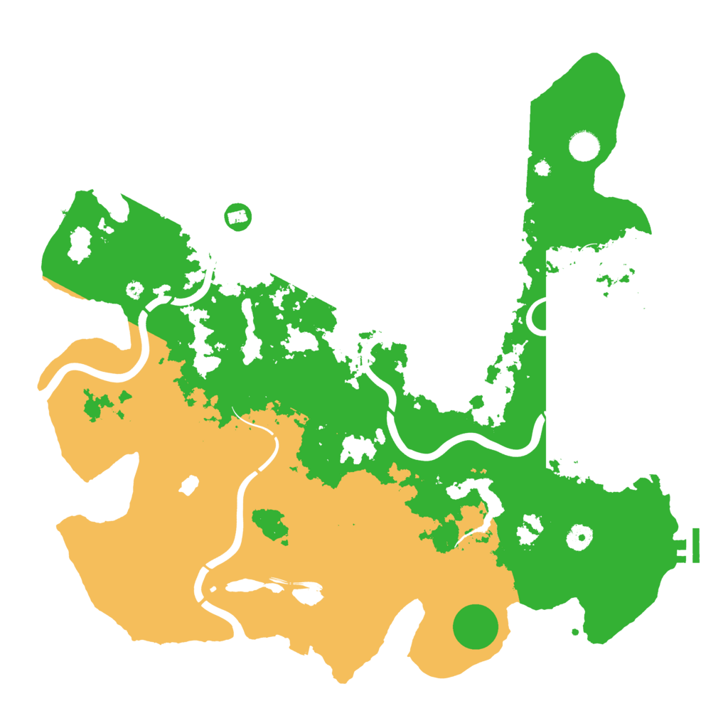 Biome Rust Map: Procedural Map, Size: 4250, Seed: 896525550
