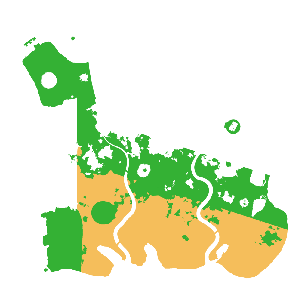 Biome Rust Map: Procedural Map, Size: 3500, Seed: 3355997