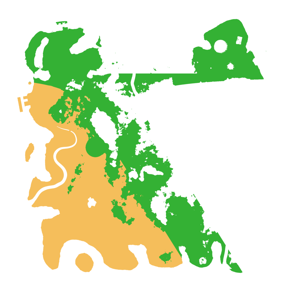Biome Rust Map: Procedural Map, Size: 4000, Seed: 2005576613