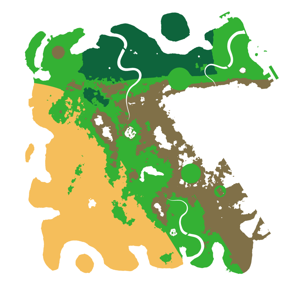 Biome Rust Map: Procedural Map, Size: 4000, Seed: 2005576613