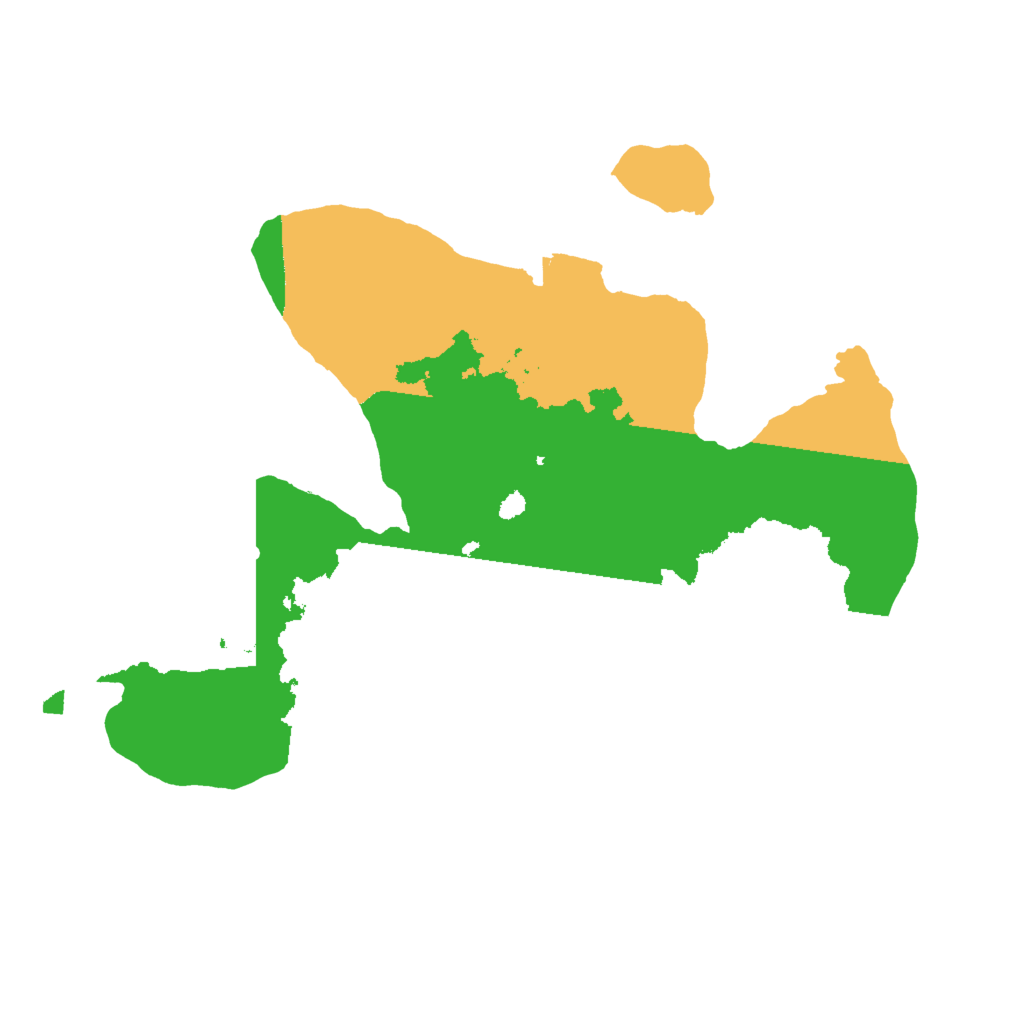 Biome Rust Map: Procedural Map, Size: 2000, Seed: 376930933