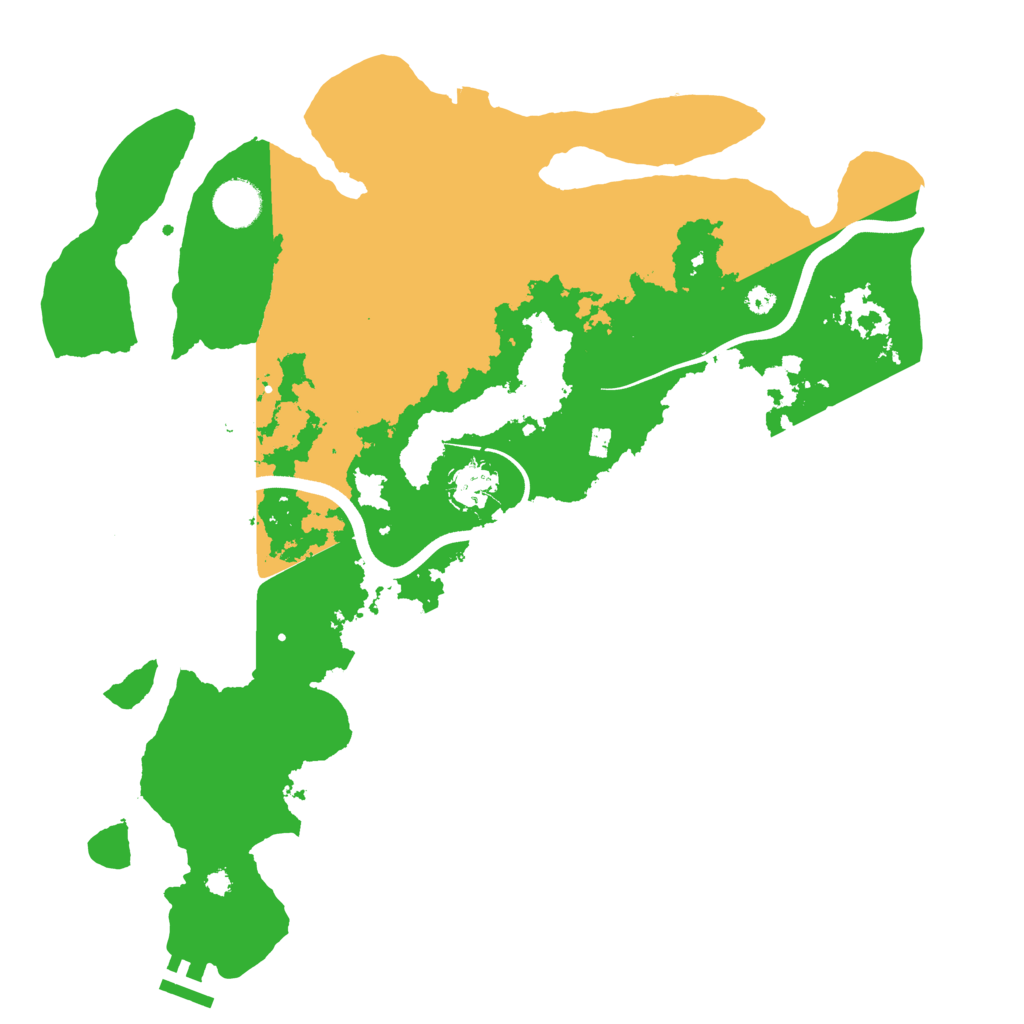 Biome Rust Map: Procedural Map, Size: 3750, Seed: 1832722307
