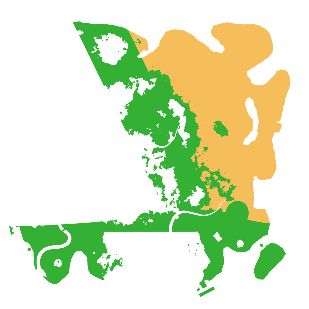 Biome Rust Map: Procedural Map, Size: 3800, Seed: 1754028004