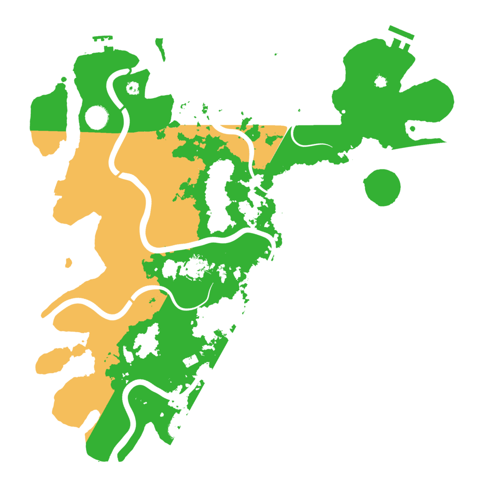 Biome Rust Map: Procedural Map, Size: 3800, Seed: 1258897815