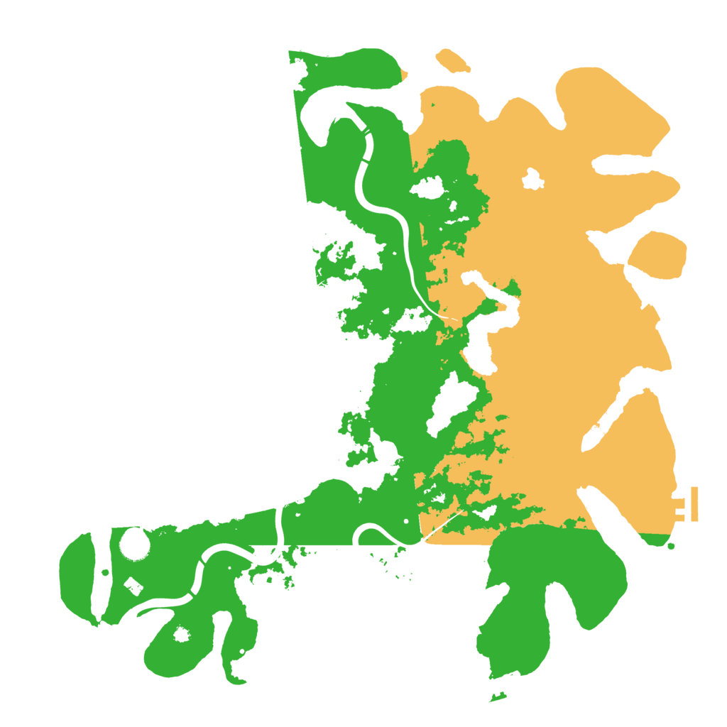 Biome Rust Map: Procedural Map, Size: 4250, Seed: 28392251