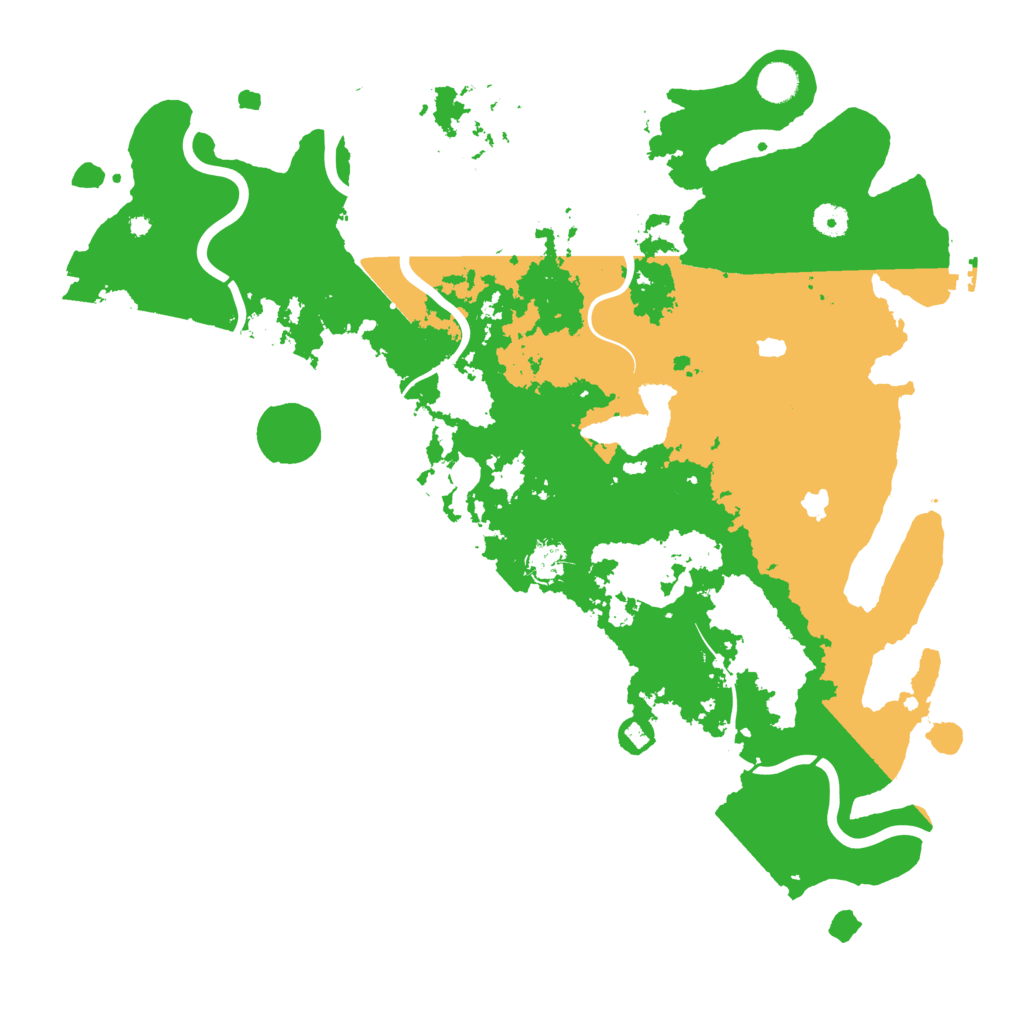 Biome Rust Map: Procedural Map, Size: 4500, Seed: 983814185