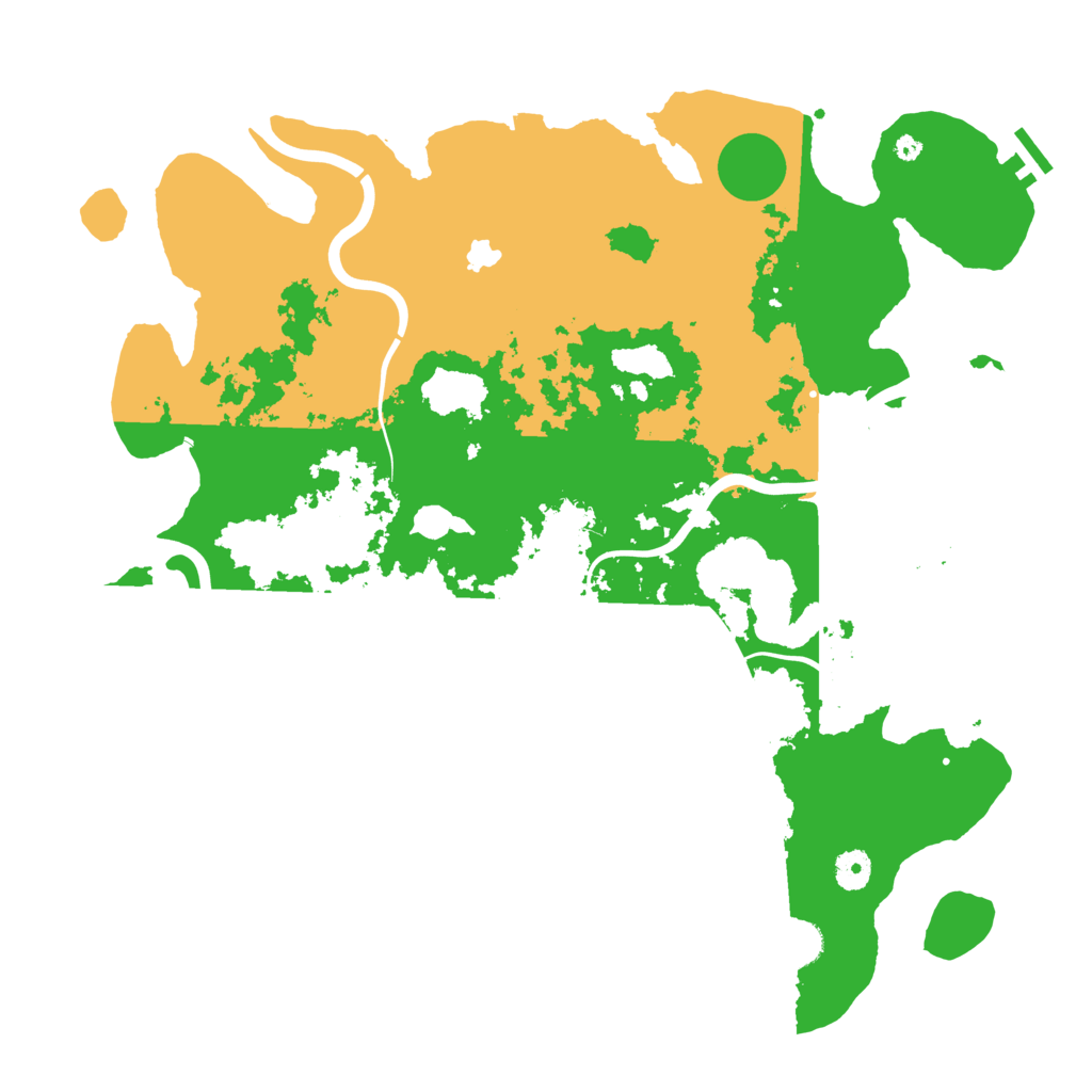 Biome Rust Map: Procedural Map, Size: 4250, Seed: 13293