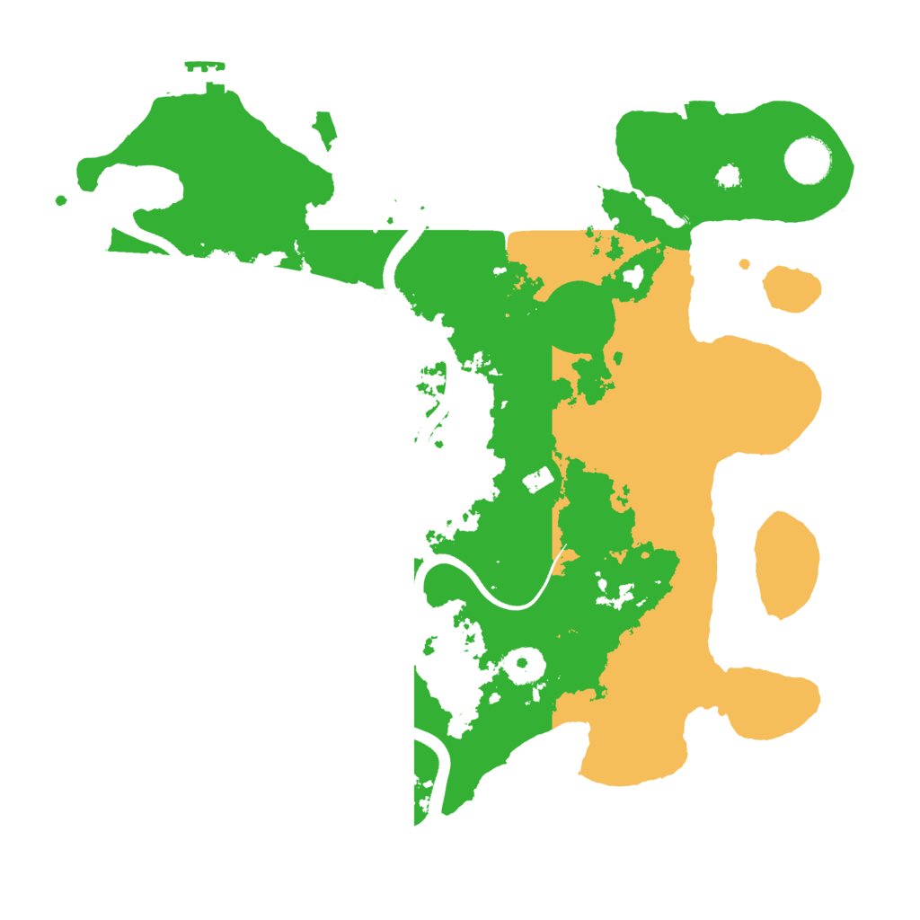 Biome Rust Map: Procedural Map, Size: 3500, Seed: 6634845