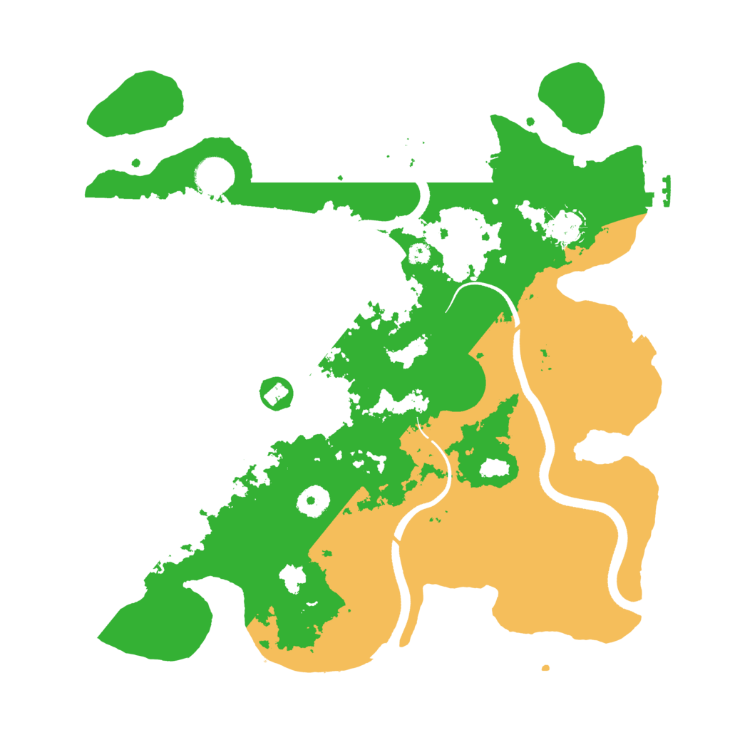 Biome Rust Map: Procedural Map, Size: 3500, Seed: 1689276337