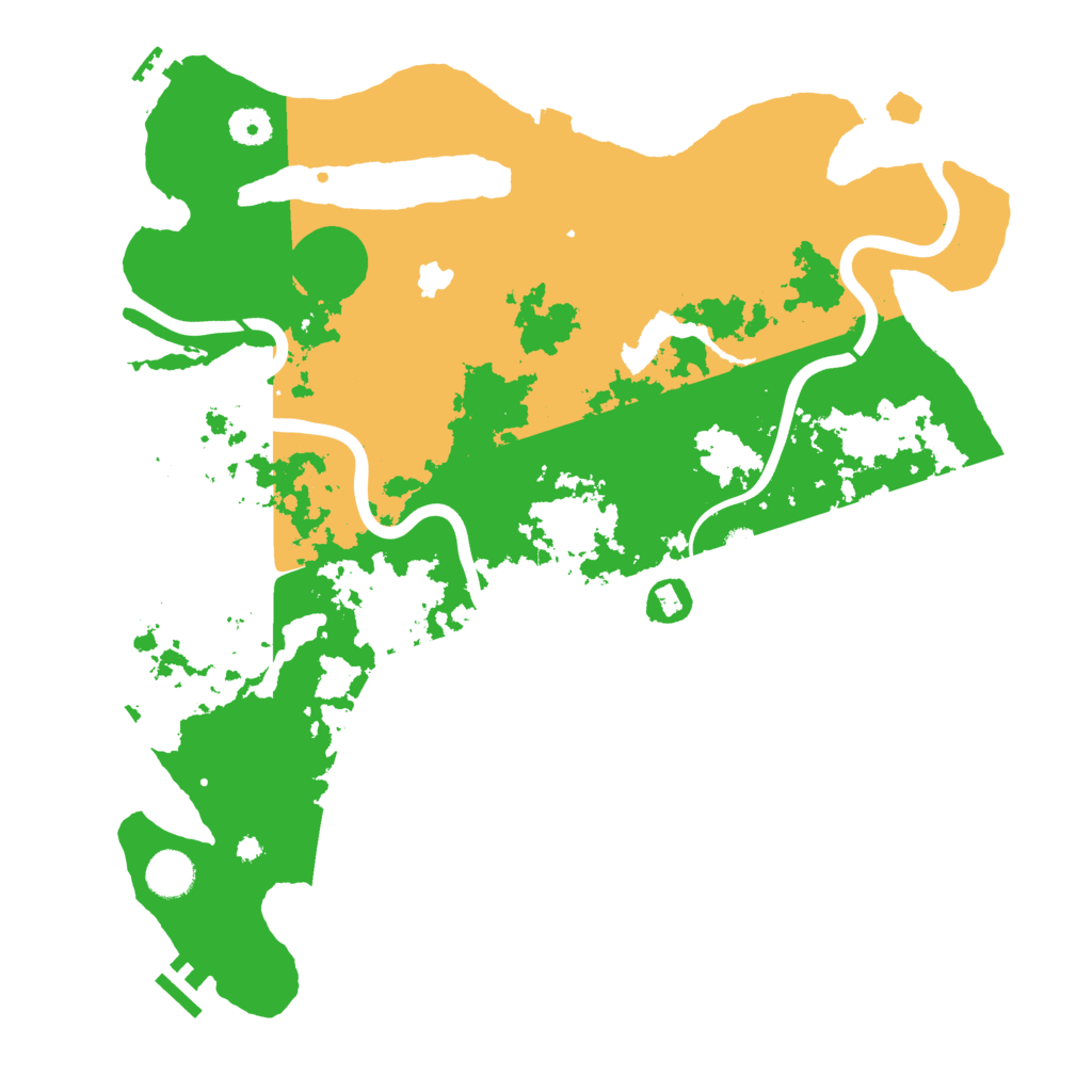 Biome Rust Map: Procedural Map, Size: 4000, Seed: 15700