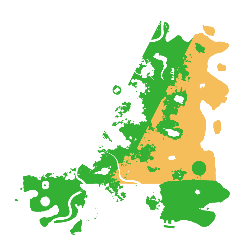 Biome Rust Map: Procedural Map, Size: 4500, Seed: 1846658