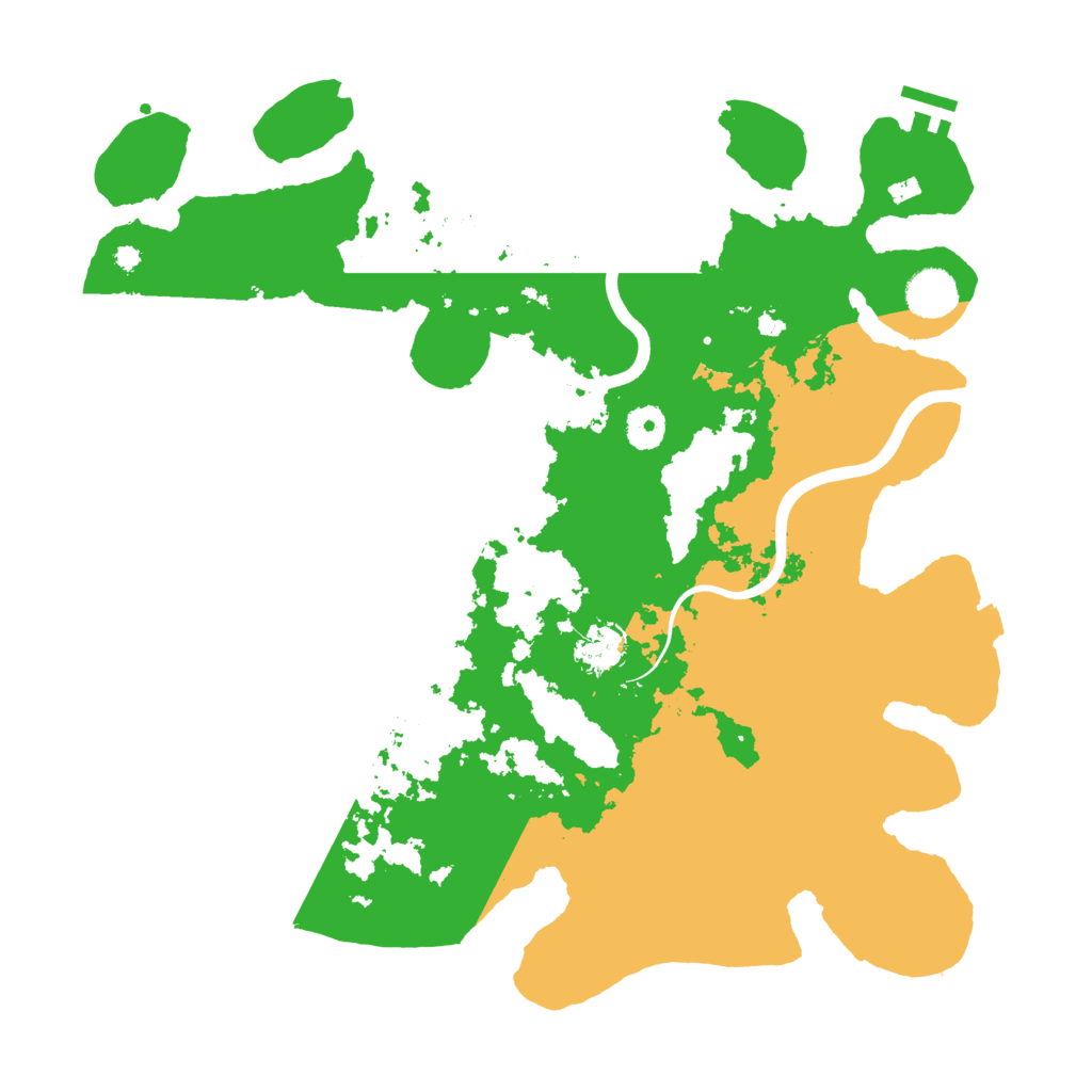 Biome Rust Map: Procedural Map, Size: 3900, Seed: 917307383