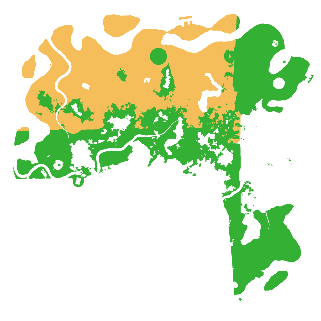 Biome Rust Map: Procedural Map, Size: 5000, Seed: 1754049726