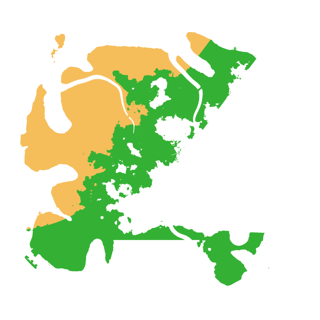 Biome Rust Map: Procedural Map, Size: 3000, Seed: 806372138
