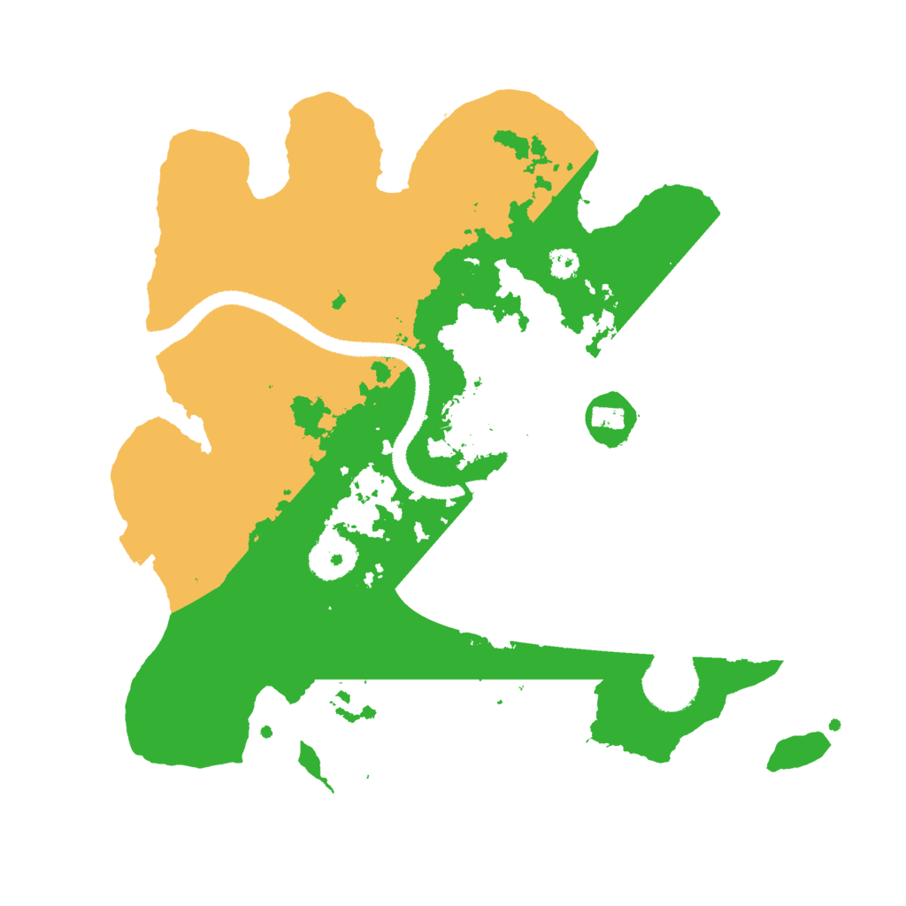 Biome Rust Map: Procedural Map, Size: 3000, Seed: 159527282