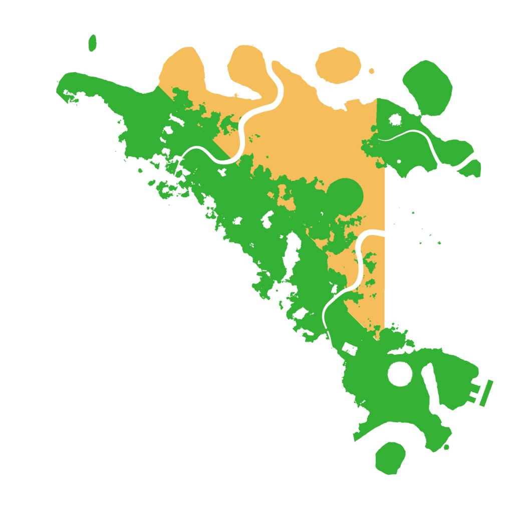 Biome Rust Map: Procedural Map, Size: 3800, Seed: 678030