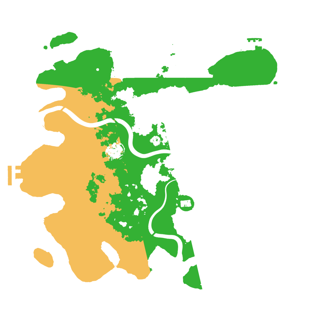 Biome Rust Map: Procedural Map, Size: 3200, Seed: 1765833038