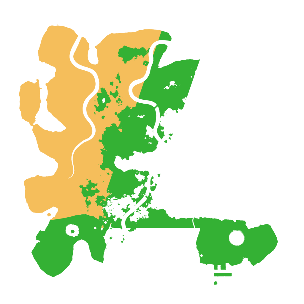 Biome Rust Map: Procedural Map, Size: 3500, Seed: 185934875