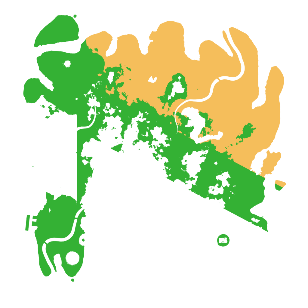 Biome Rust Map: Procedural Map, Size: 4000, Seed: 40399527