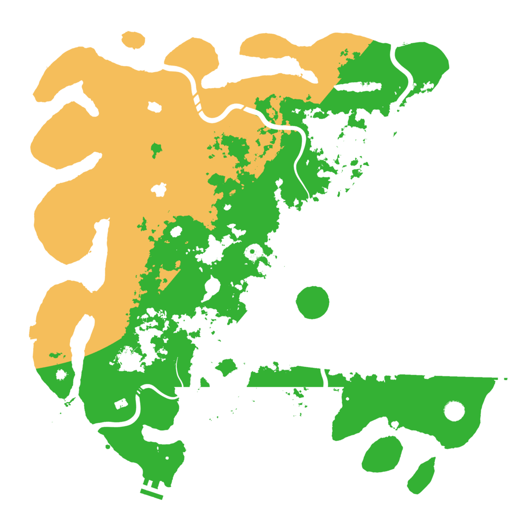 Biome Rust Map: Procedural Map, Size: 4500, Seed: 1317439657