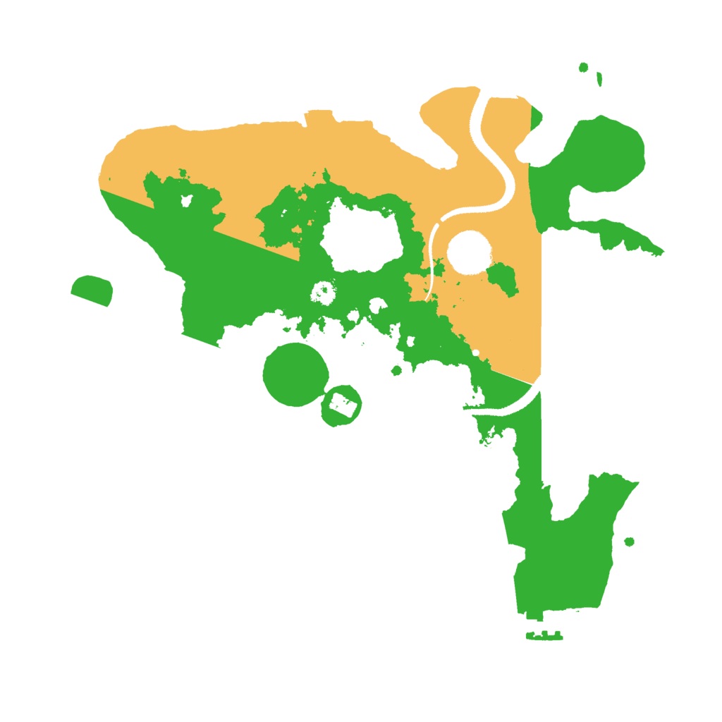 Biome Rust Map: Procedural Map, Size: 3000, Seed: 1054485898