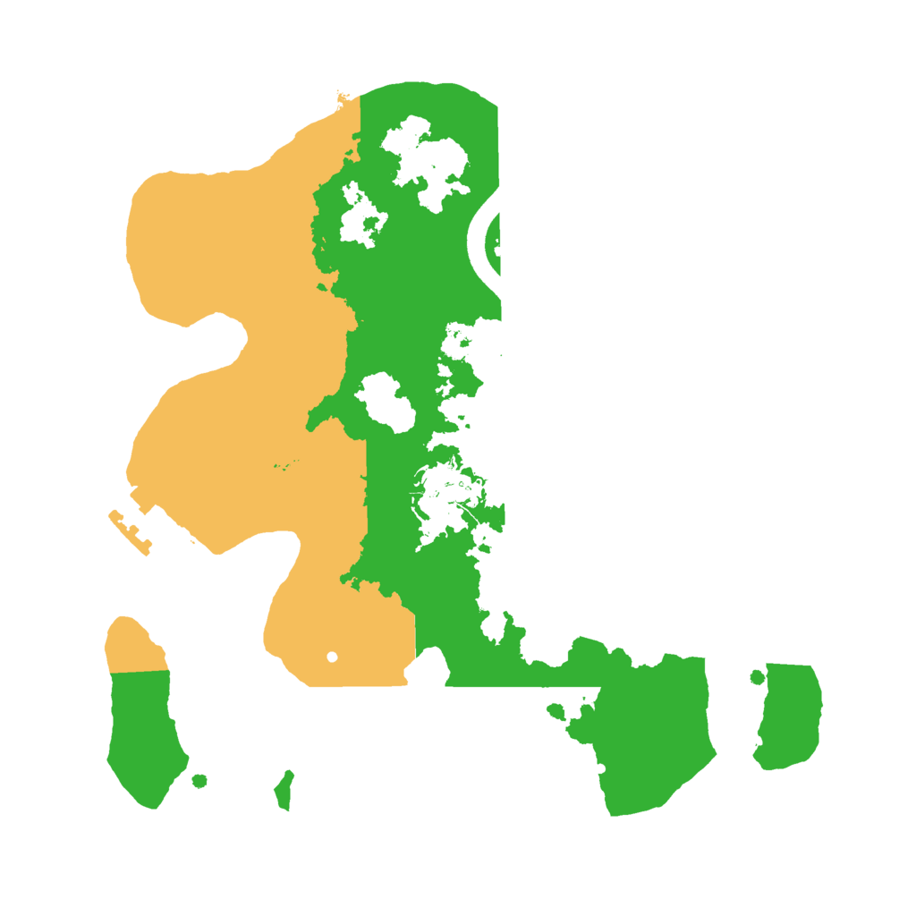 Biome Rust Map: Procedural Map, Size: 2500, Seed: 1530026889