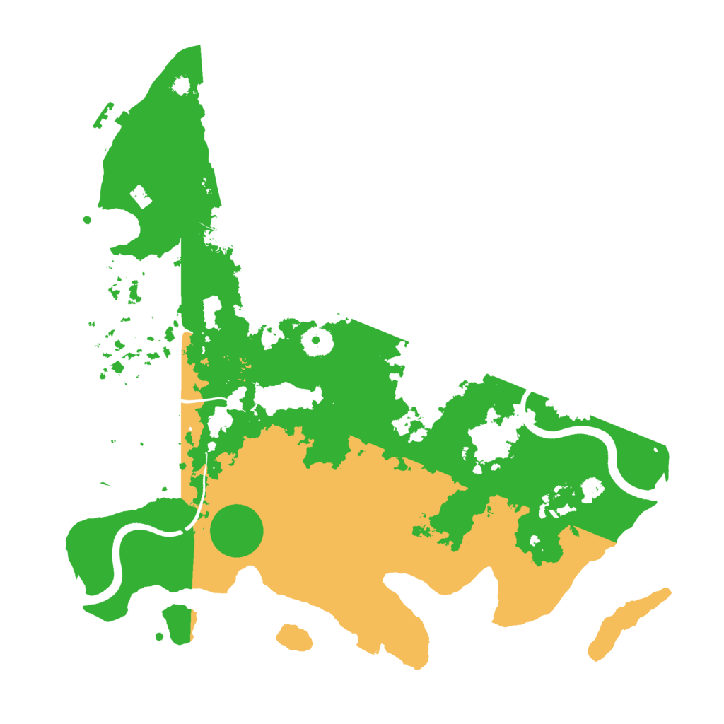 Biome Rust Map: Procedural Map, Size: 3600, Seed: 248337701