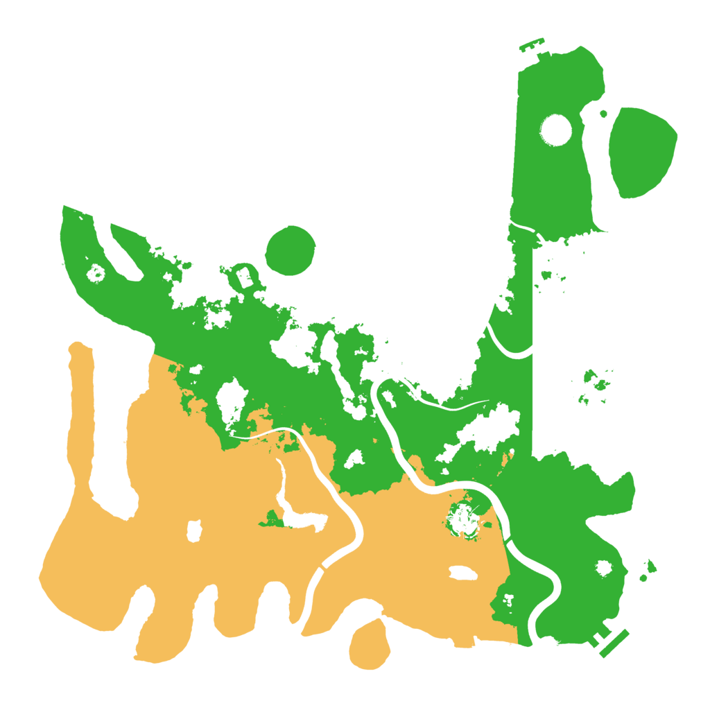 Biome Rust Map: Procedural Map, Size: 4000, Seed: 554927276