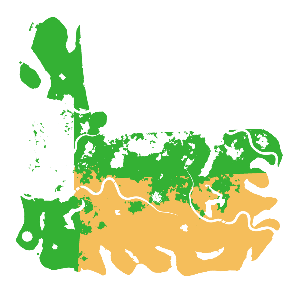 Biome Rust Map: Procedural Map, Size: 5000, Seed: 140699379