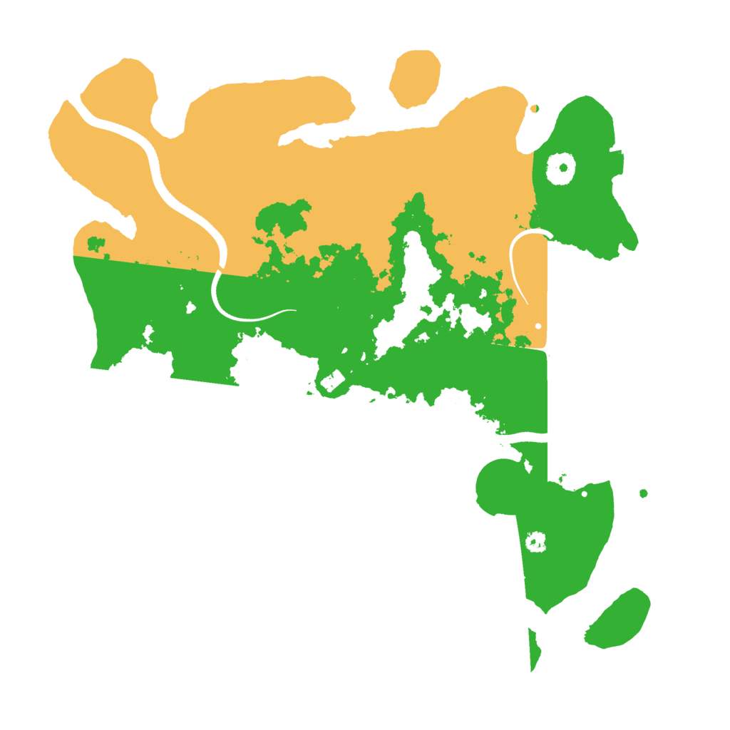 Biome Rust Map: Procedural Map, Size: 3500, Seed: 33532411