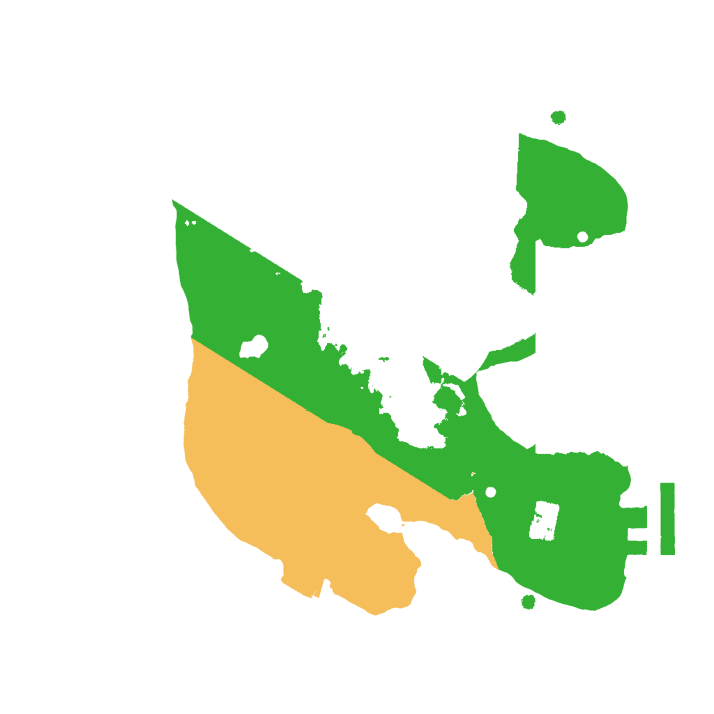 Biome Rust Map: Procedural Map, Size: 2000, Seed: 3261861