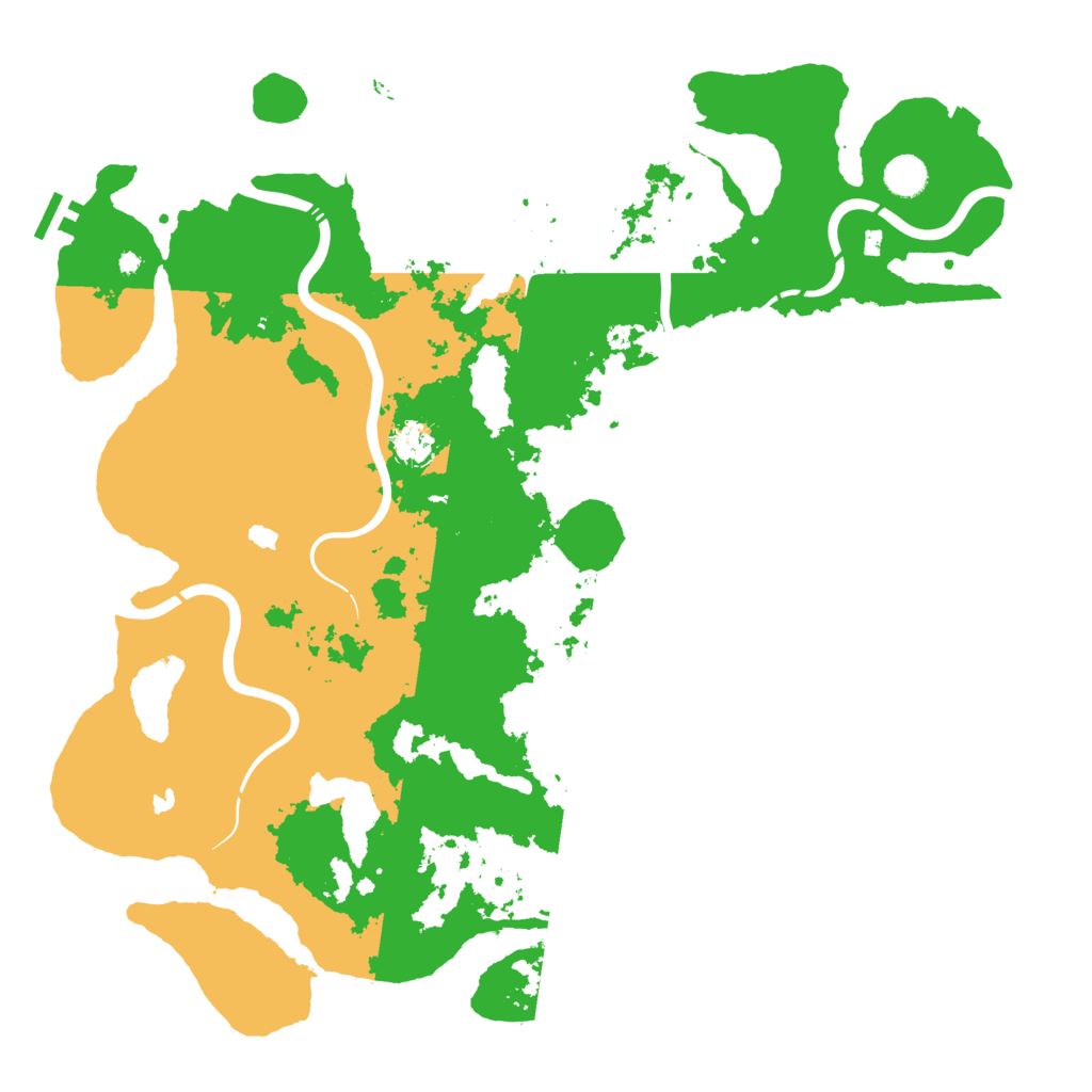 Biome Rust Map: Procedural Map, Size: 4500, Seed: 774820022
