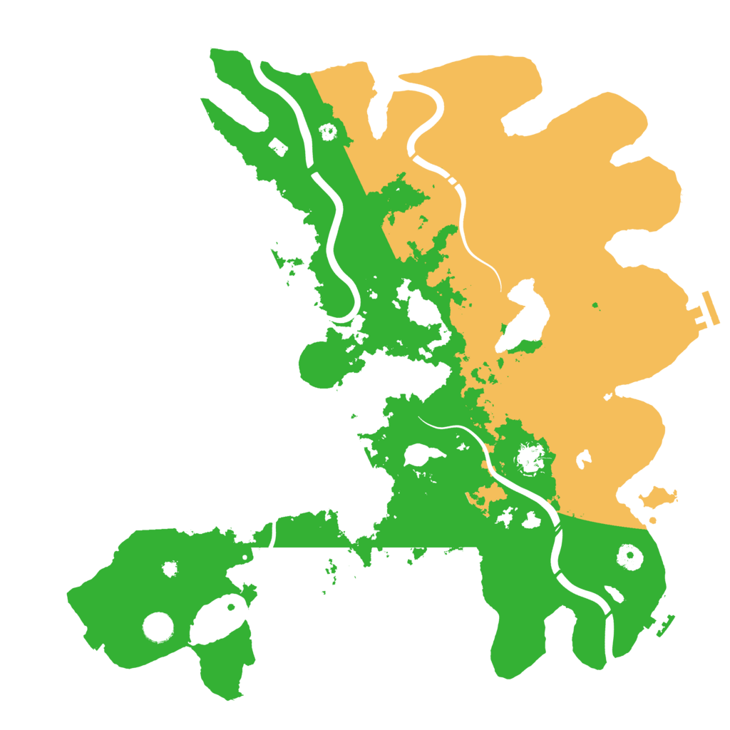 Biome Rust Map: Procedural Map, Size: 4250, Seed: 765434