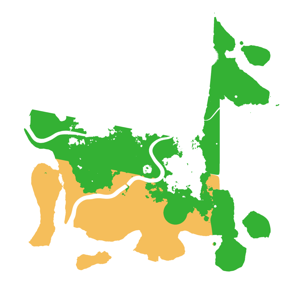 Biome Rust Map: Procedural Map, Size: 3250, Seed: 2031678170