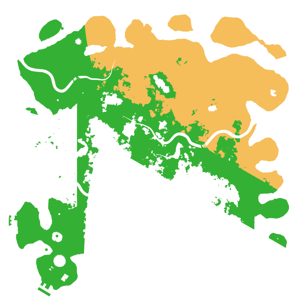 Biome Rust Map: Procedural Map, Size: 4500, Seed: 477109167