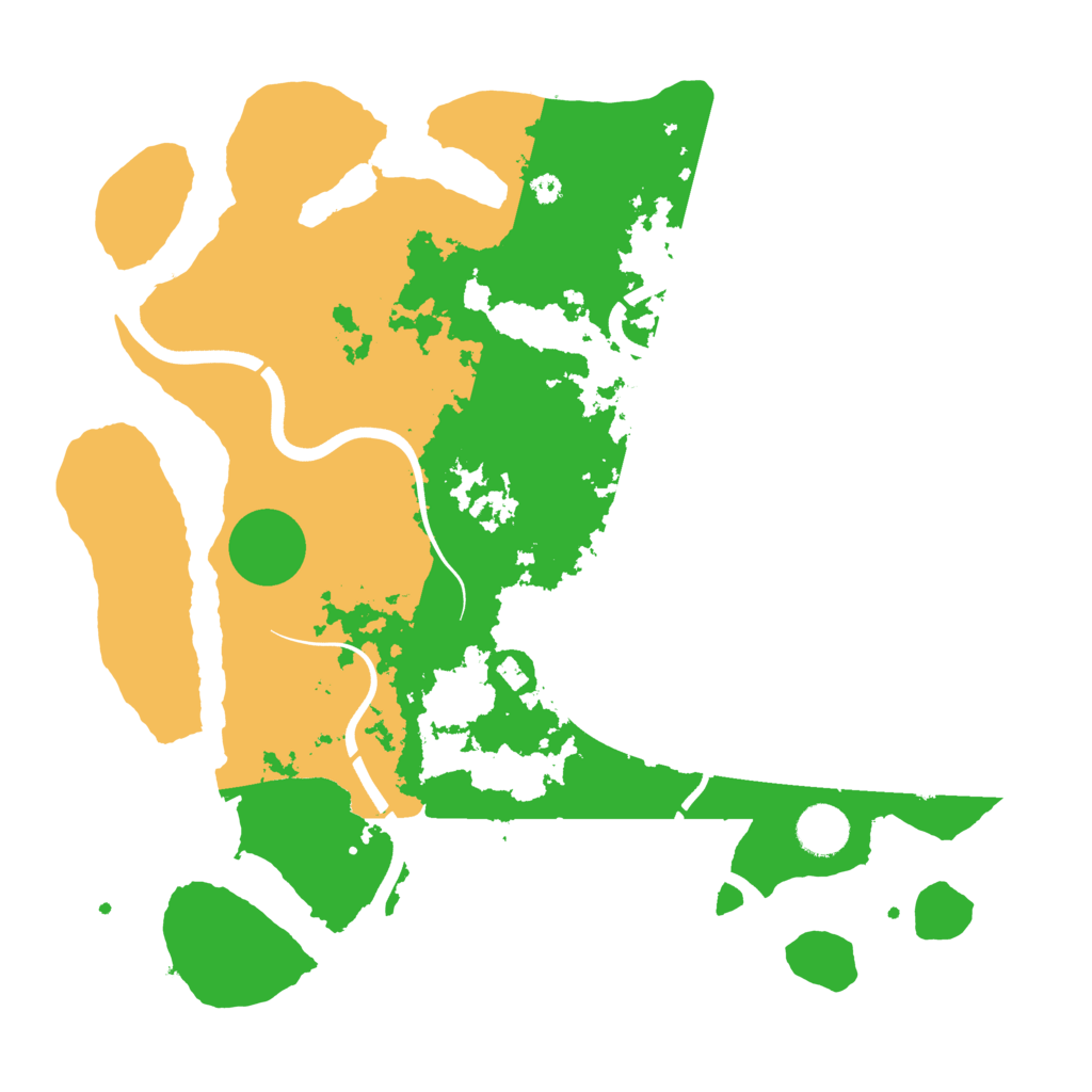 Biome Rust Map: Procedural Map, Size: 3750, Seed: 18675