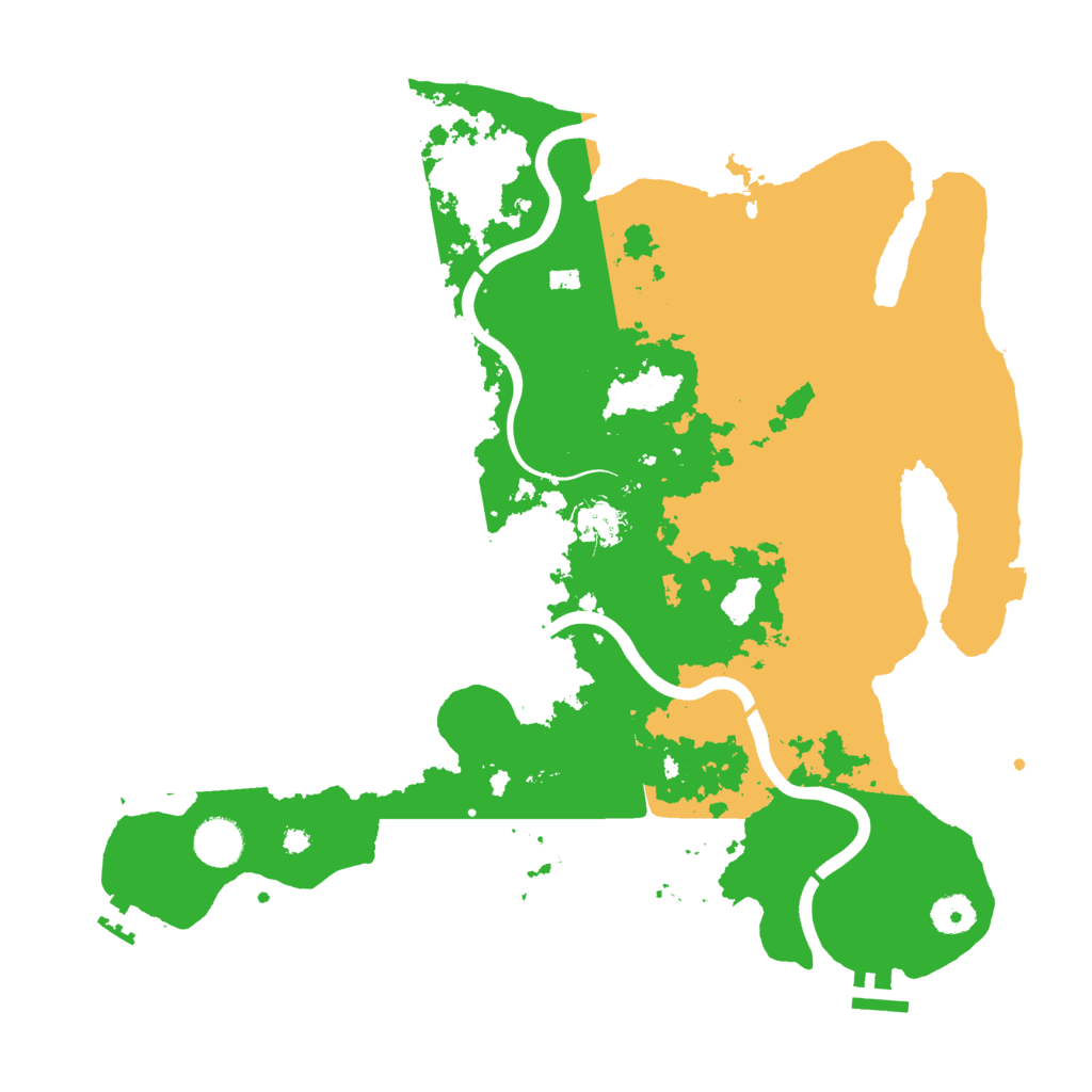 Biome Rust Map: Procedural Map, Size: 3900, Seed: 690038472