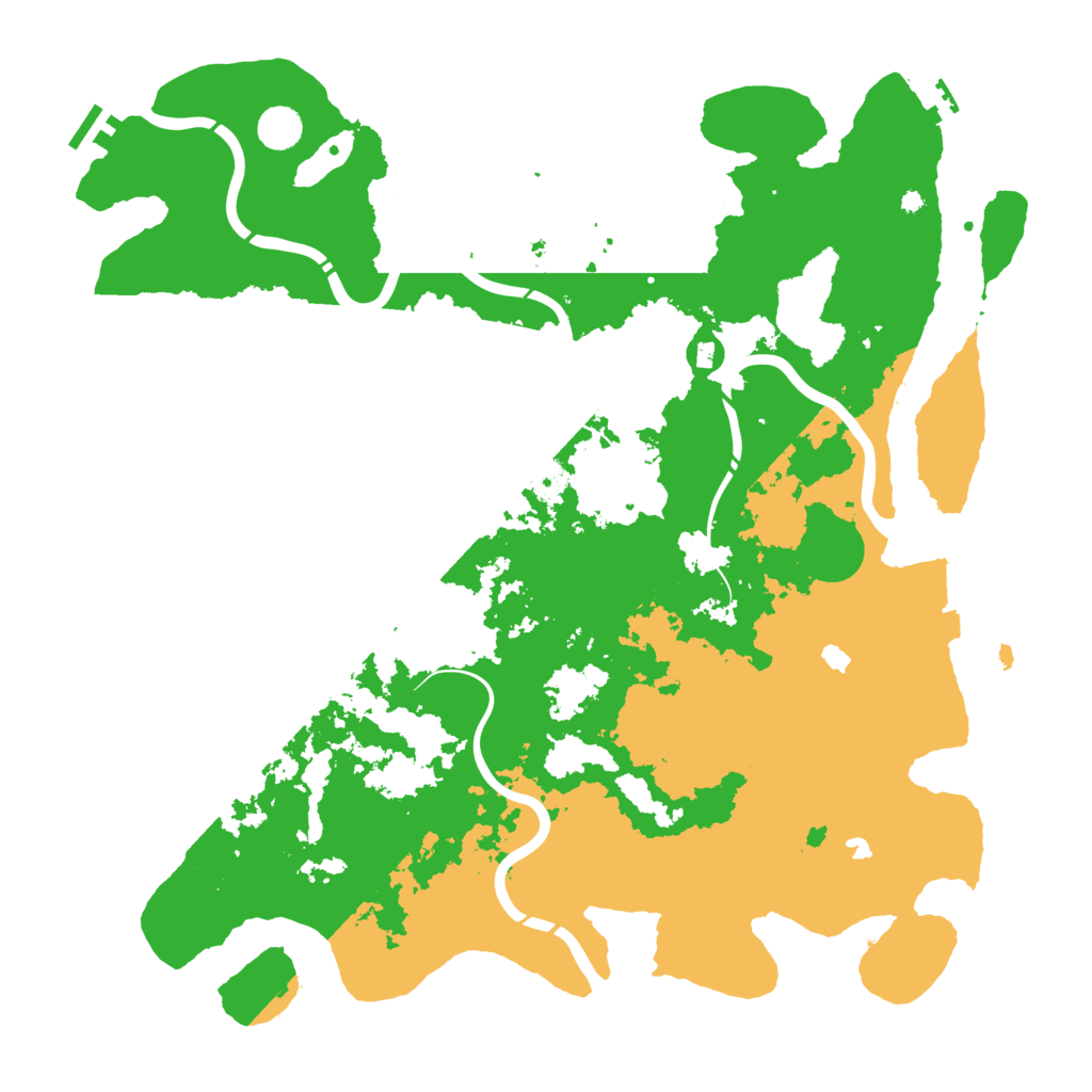 Biome Rust Map: Procedural Map, Size: 4500, Seed: 56400034