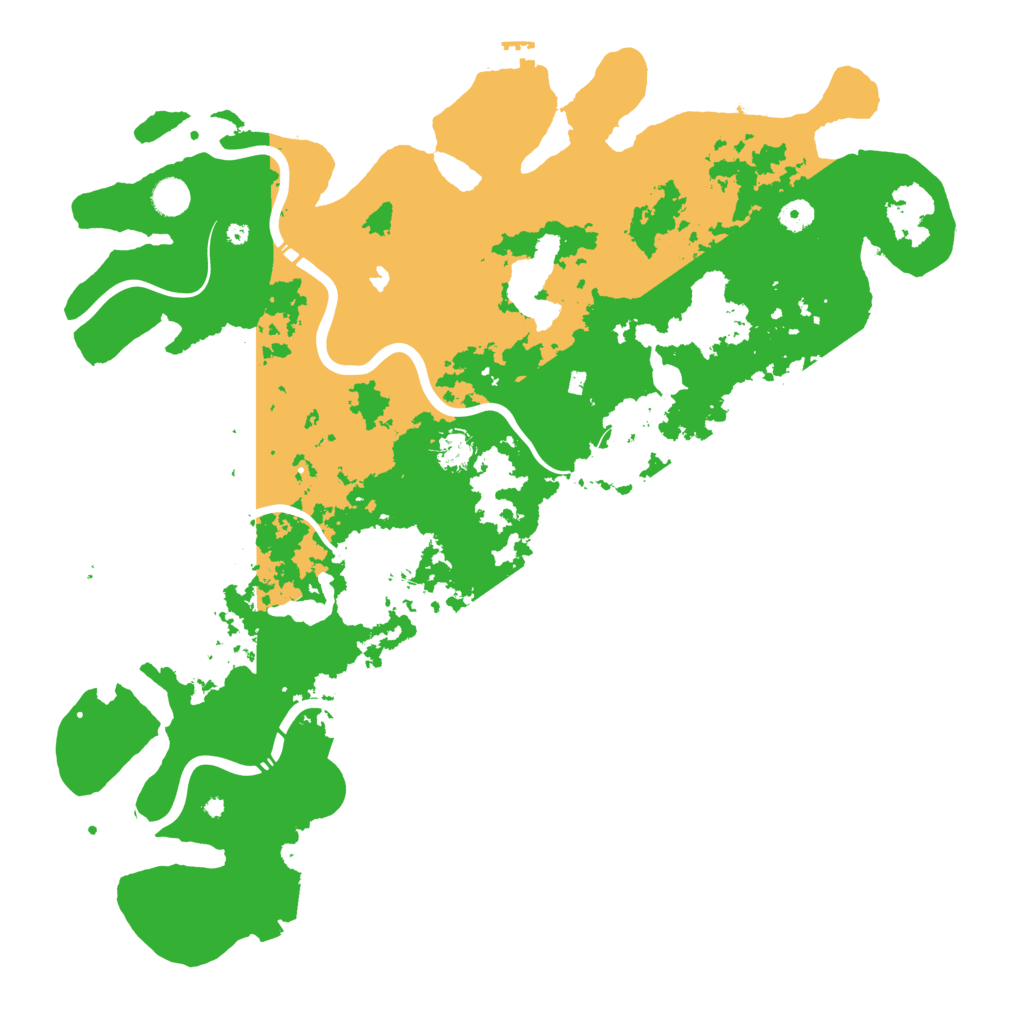 Biome Rust Map: Procedural Map, Size: 4700, Seed: 1234388369
