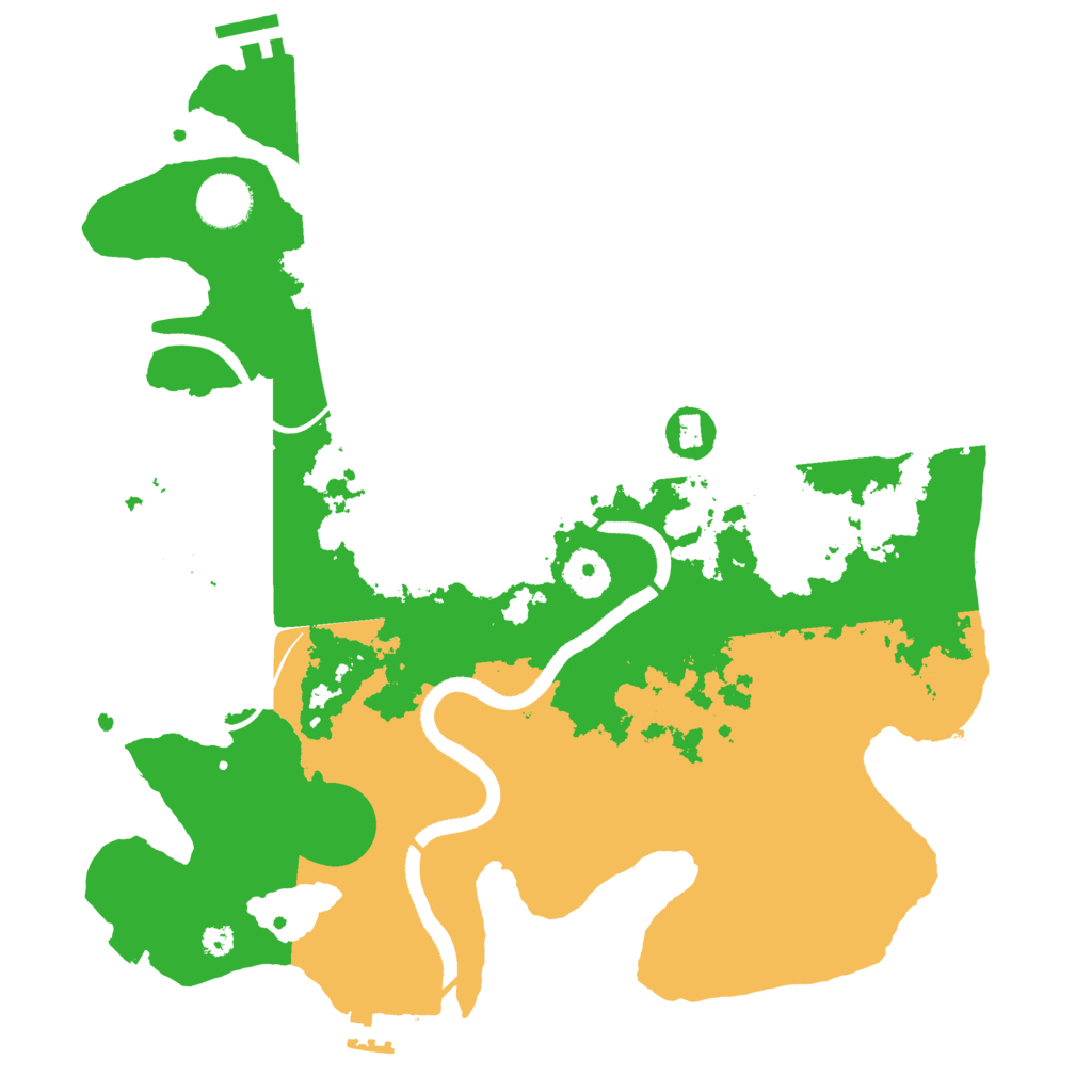 Biome Rust Map: Procedural Map, Size: 3500, Seed: 1029703979