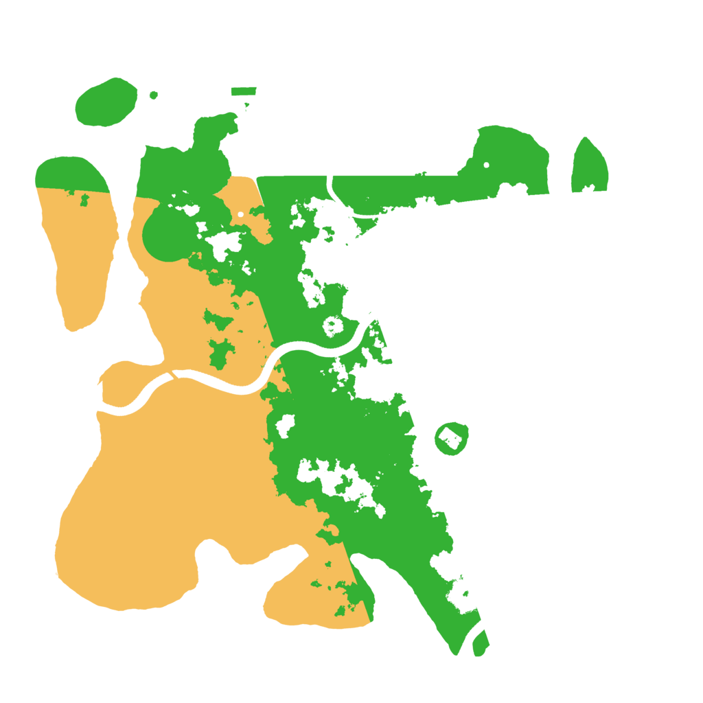 Biome Rust Map: Procedural Map, Size: 3500, Seed: 511391732