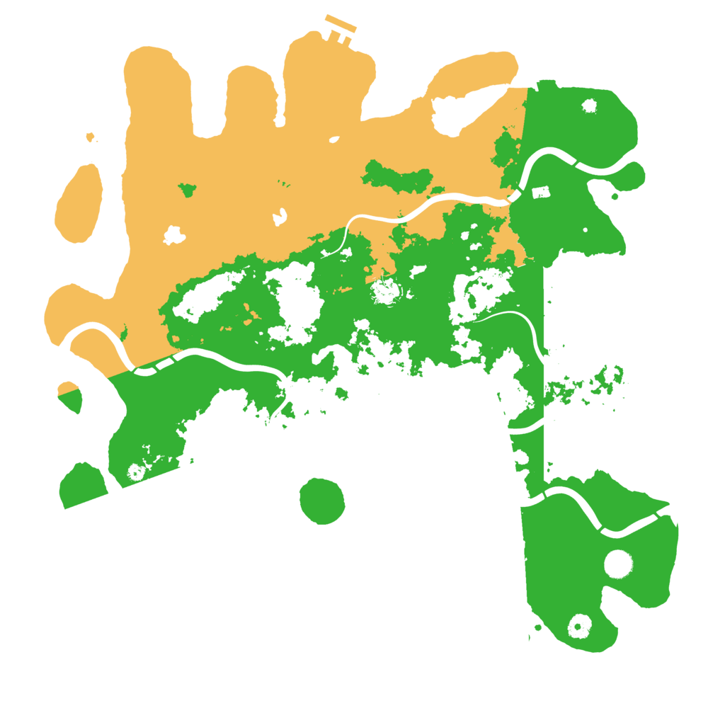 Biome Rust Map: Procedural Map, Size: 4500, Seed: 215013767