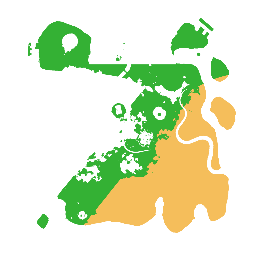 Biome Rust Map: Procedural Map, Size: 3000, Seed: 506404764
