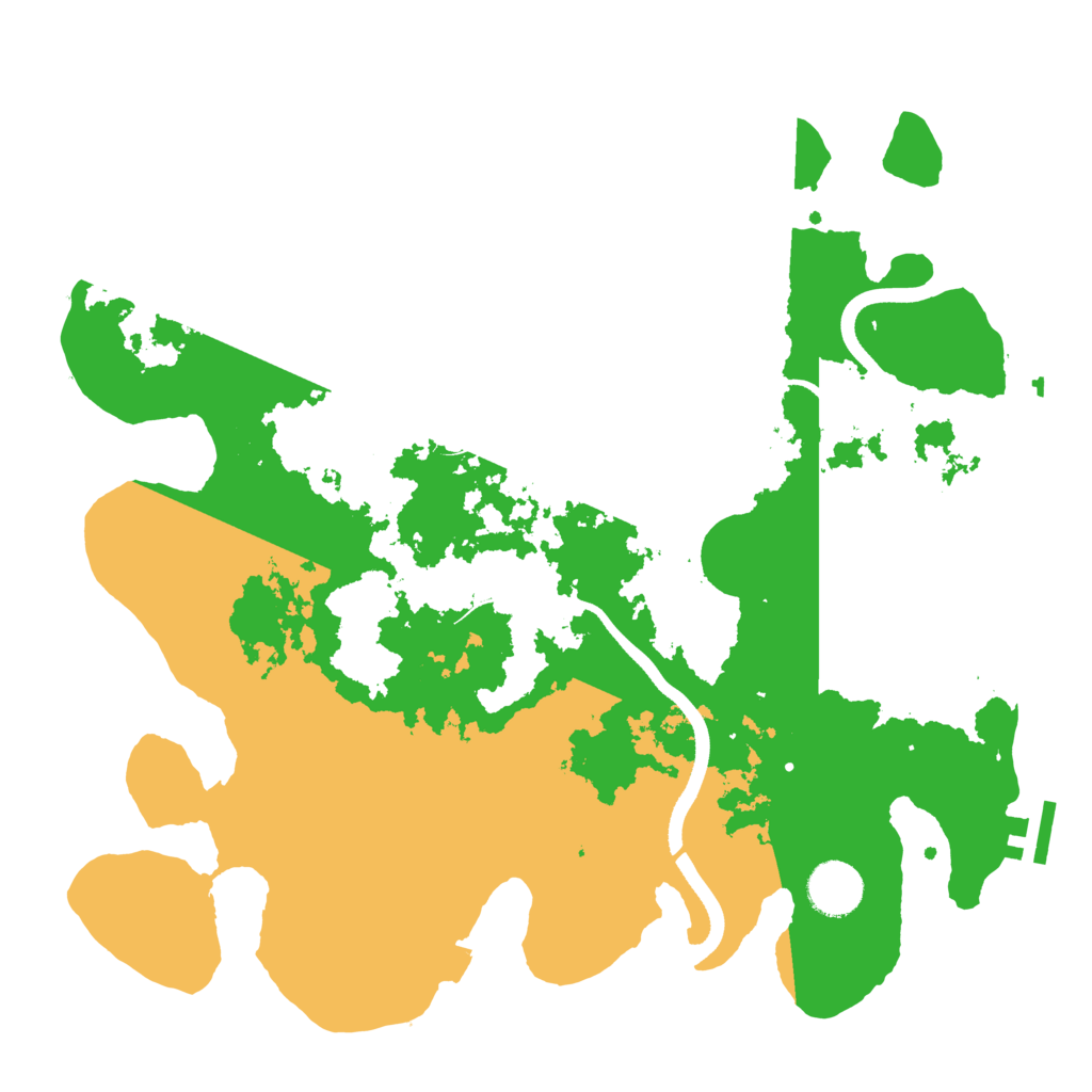 Biome Rust Map: Procedural Map, Size: 3500, Seed: 98172634