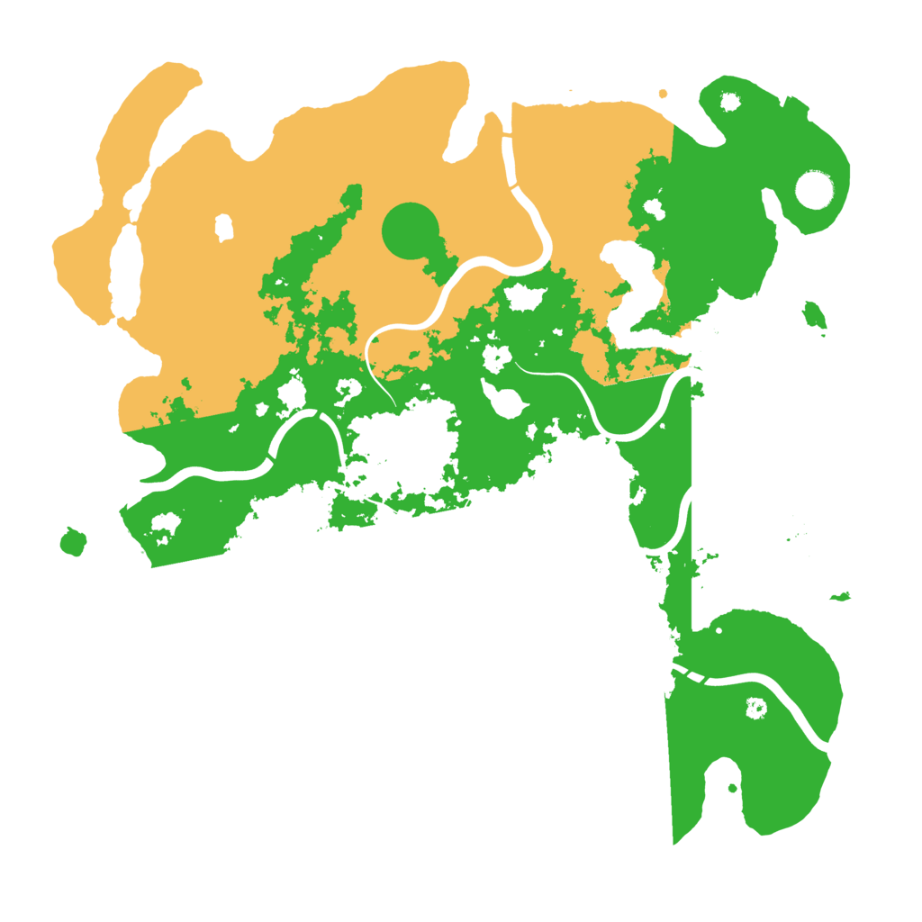 Biome Rust Map: Procedural Map, Size: 4250, Seed: 1240453631